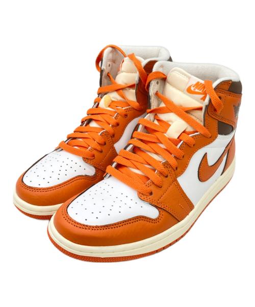 NIKE（ナイキ）NIKE (ナイキ) WMNS AIR JORDAN 1 HIGH OG オレンジ サイズ:US9の古着・服飾アイテム