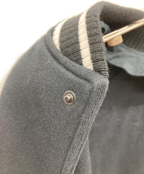 MONCLER（モンクレール）MONCLER (モンクレール) FRAGMENT (フラッグメント) バーシティフリース カーディガン ブラック サイズ:XLの古着・服飾アイテム