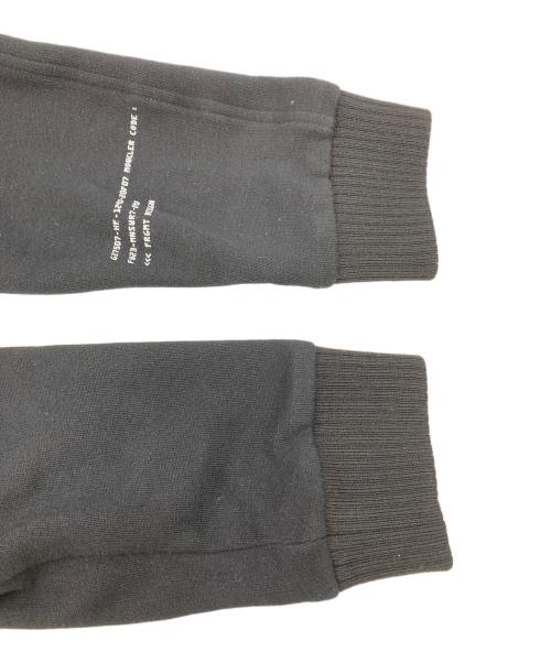 MONCLER（モンクレール）MONCLER (モンクレール) FRAGMENT (フラッグメント) バーシティフリース カーディガン ブラック サイズ:XLの古着・服飾アイテム