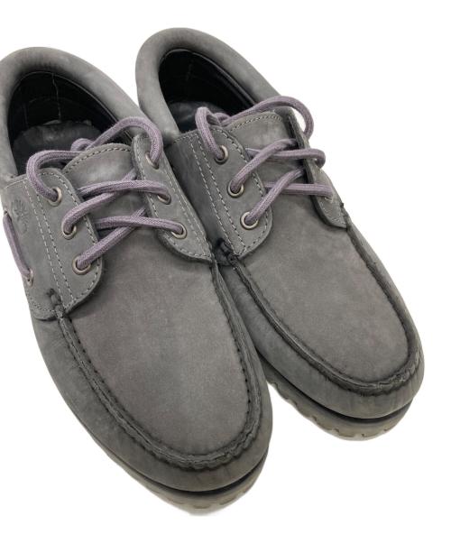 Timberland（ティンバーランド）Timberland (ティンバーランド) デッキシューズ 3EYE CLASSIC LUG グレー サイズ:US 8Wの古着・服飾アイテム
