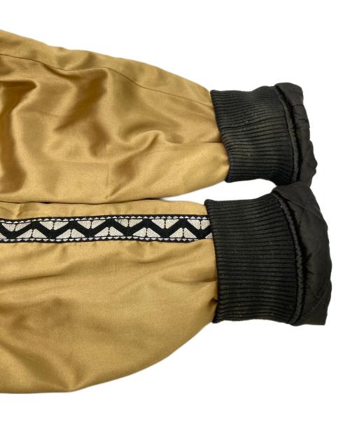 PUNK DRUNKERS（パンクドランカーズ）PUNK DRUNKERS (パンクドランカーズ) リバーシブルスカジャン ネイビー×イエロー サイズ:Mの古着・服飾アイテム