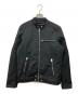 DIESEL（ディーゼル）の古着「J-GLORYライダースジャケット」｜ブラック