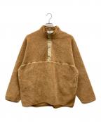 Graphpaperグラフペーパー）の古着「Wool Boa Hi-Neck Pullover」｜ブラウン