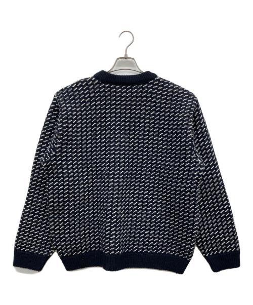 L.L.Bean（エルエルビーン）L.L.Bean (エルエルビーン) バースアイニット ネイビー サイズ:MEDIUMの古着・服飾アイテム