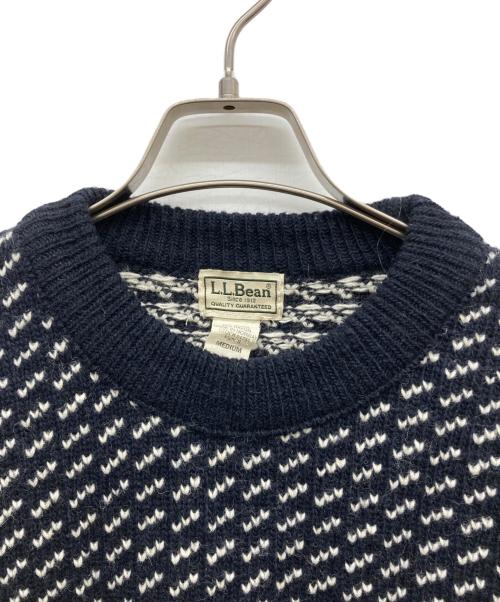 L.L.Bean（エルエルビーン）L.L.Bean (エルエルビーン) バースアイニット ネイビー サイズ:MEDIUMの古着・服飾アイテム