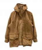 LEATHER WORKS EXCLUSIVELY BEAMSビームス）の古着「レザーコート」｜ブラウン