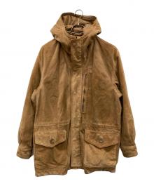 LEATHER WORKS EXCLUSIVELY BEAMS（ビームス）の古着「レザーコート」｜ブラウン