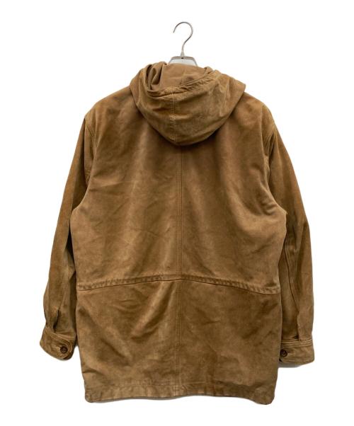 LEATHER WORKS EXCLUSIVELY BEAMS（ビームス）LEATHER WORKS EXCLUSIVELY BEAMS (ビームス) レザーコート ブラウン サイズ:40/50の古着・服飾アイテム