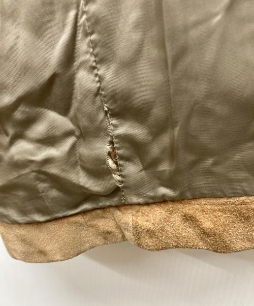 LEATHER WORKS EXCLUSIVELY BEAMS（ビームス）LEATHER WORKS EXCLUSIVELY BEAMS (ビームス) レザーコート ブラウン サイズ:40/50の古着・服飾アイテム