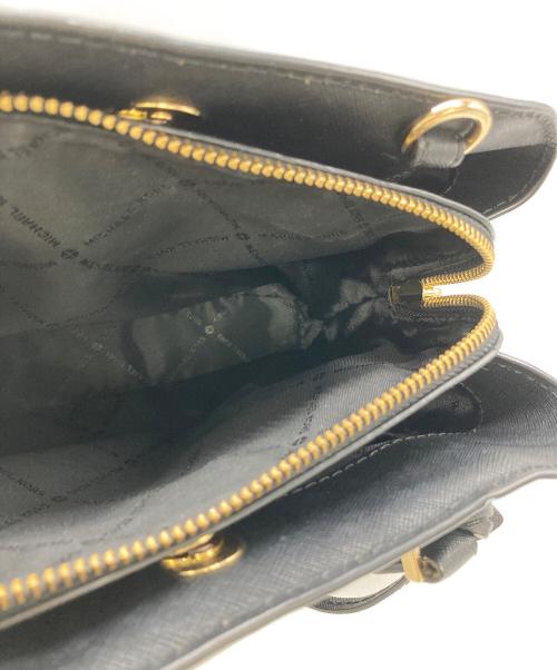 MICHAEL KORS（マイケルコース）MICHAEL KORS (マイケルコース) 2WAYショルダーバッグ ブラックの古着・服飾アイテム