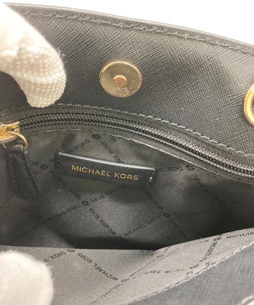 MICHAEL KORS（マイケルコース）MICHAEL KORS (マイケルコース) 2WAYショルダーバッグ ブラックの古着・服飾アイテム