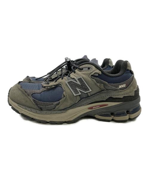 NEW BALANCE（ニューバランス）NEW BALANCE (ニューバランス) スニーカー オリーブ×ネイビー サイズ:US5.5の古着・服飾アイテム