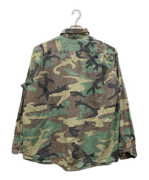 stussy（ステューシー）stussy (ステューシー) ウッドランドカモシャツ オリーブ サイズ:Ｌの古着・服飾アイテム