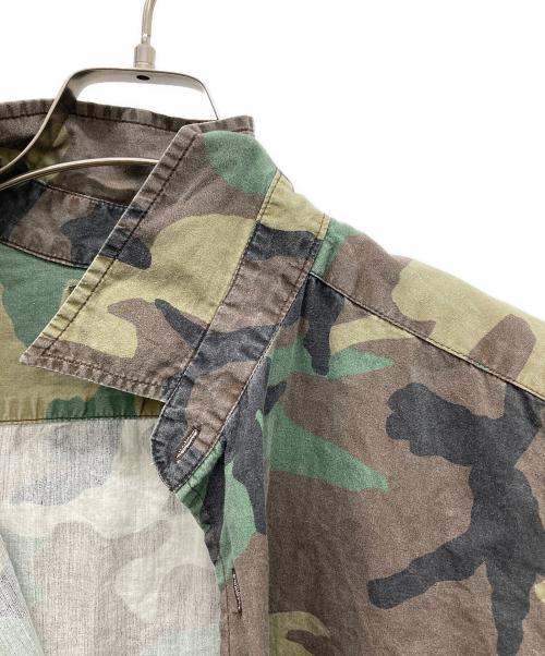 stussy（ステューシー）stussy (ステューシー) ウッドランドカモシャツ オリーブ サイズ:Ｌの古着・服飾アイテム