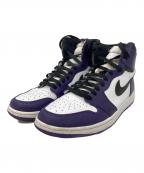 NIKEナイキ）の古着「Air Jordan 1 Retro High OG」｜コートパープル/ホワイト/ブラック