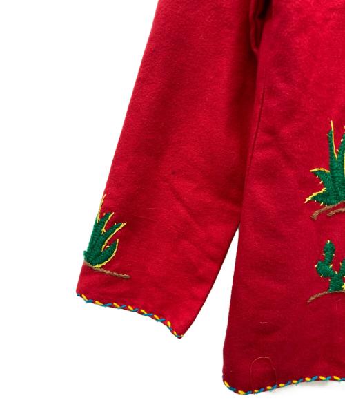 LOPEZ（ロペス）LOPEZ (ロペス) メキシカンウールジャケット レッド サイズ:不明の古着・服飾アイテム