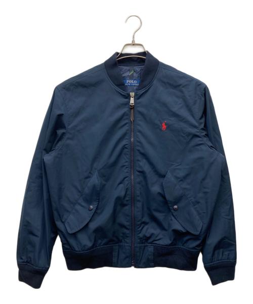 POLO RALPH LAUREN（ポロ・ラルフローレン）POLO RALPH LAUREN (ポロ・ラルフローレン) ボンバージャケット ネイビー サイズ:M 175/96Aの古着・服飾アイテム
