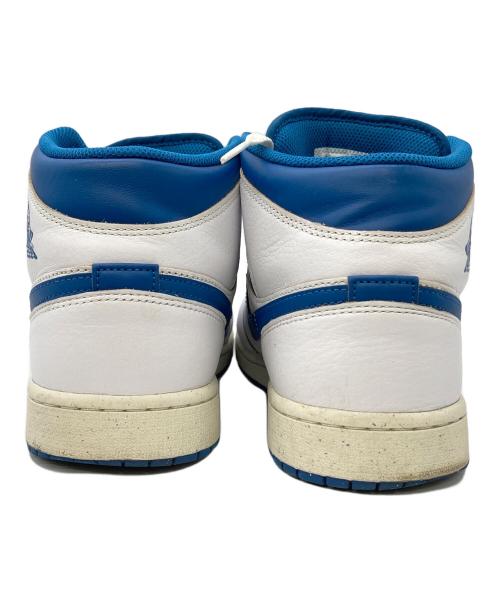 NIKE（ナイキ）NIKE (ナイキ) AIR JORDAN1 MID SE ホワイト×ブルー サイズ:US10の古着・服飾アイテム