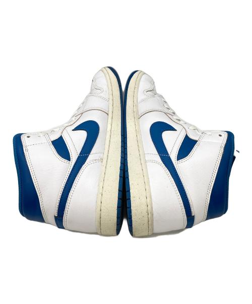 NIKE（ナイキ）NIKE (ナイキ) AIR JORDAN1 MID SE ホワイト×ブルー サイズ:US10の古着・服飾アイテム