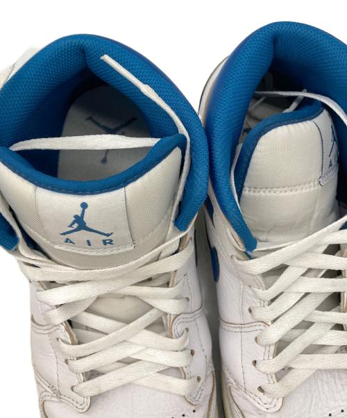 NIKE（ナイキ）NIKE (ナイキ) AIR JORDAN1 MID SE ホワイト×ブルー サイズ:US10の古着・服飾アイテム