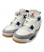 NIKEナイキ）の古着「AIR JORDAN4 Retro SP」｜ブルー×ホワイト