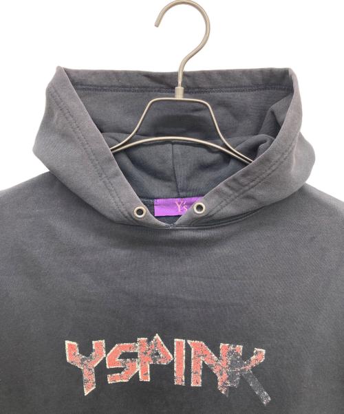 Y's（ワイズ）Y's (ワイズ) プリントパーカー ブラック サイズ:2の古着・服飾アイテム