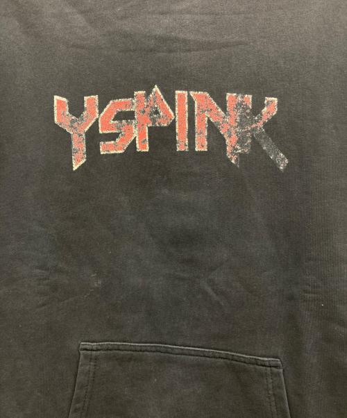 Y's（ワイズ）Y's (ワイズ) プリントパーカー ブラック サイズ:2の古着・服飾アイテム