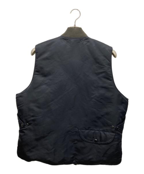 RRL（ダブルアールエル）RRL (ダブルアールエル) ヘビーナイロンツイルフライトダウンベスト ブラック サイズ:Lの古着・服飾アイテム