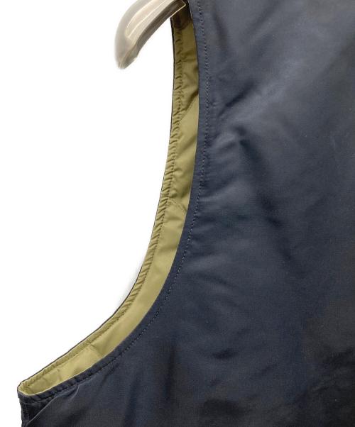RRL（ダブルアールエル）RRL (ダブルアールエル) ヘビーナイロンツイルフライトダウンベスト ブラック サイズ:Lの古着・服飾アイテム