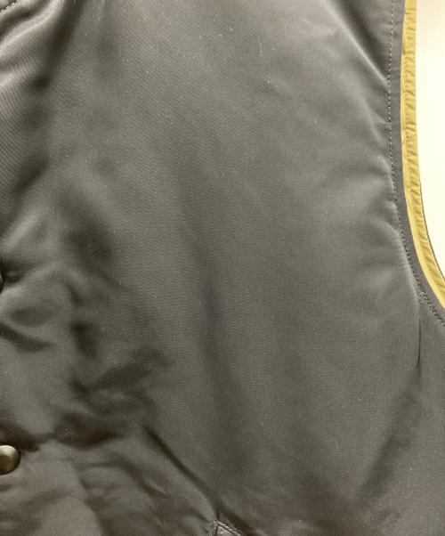 RRL（ダブルアールエル）RRL (ダブルアールエル) ヘビーナイロンツイルフライトダウンベスト ブラック サイズ:Lの古着・服飾アイテム