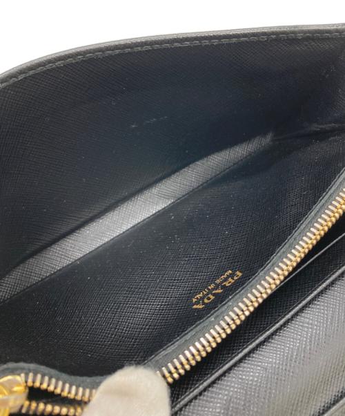 PRADA（プラダ）PRADA (プラダ) リボン長財布 SAFFIANO FIOCCO ブラックの古着・服飾アイテム