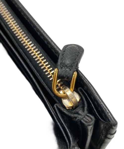 PRADA（プラダ）PRADA (プラダ) リボン長財布 SAFFIANO FIOCCO ブラックの古着・服飾アイテム