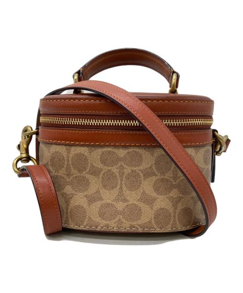 COACH（コーチ）COACH (コーチ) トレイルバック シグネチャー ブラウンの古着・服飾アイテム