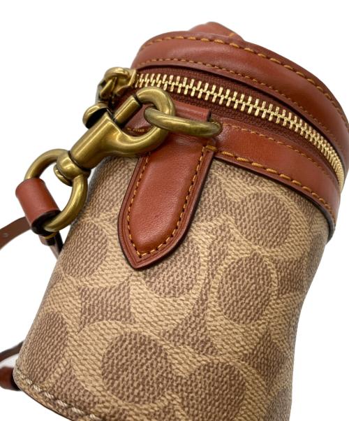 COACH（コーチ）COACH (コーチ) トレイルバック シグネチャー ブラウンの古着・服飾アイテム