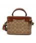 COACH (コーチ) トレイルバック シグネチャー ブラウン：11000円