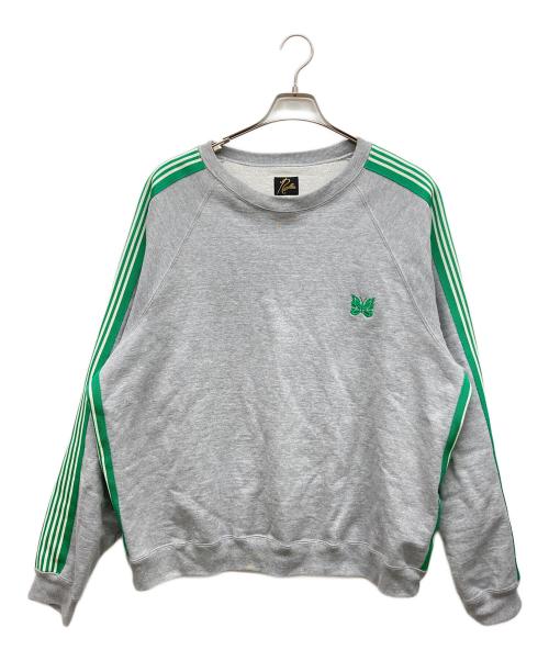 Needles（ニードルズ）Needles (ニードルズ) TRACK CREWNECK SHIRT JERSEY LHP 別注 グレー サイズ:Lの古着・服飾アイテム