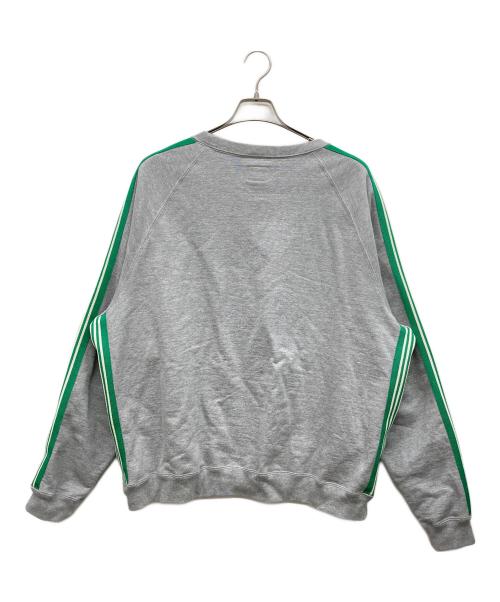 Needles（ニードルズ）Needles (ニードルズ) TRACK CREWNECK SHIRT JERSEY LHP 別注 グレー サイズ:Lの古着・服飾アイテム