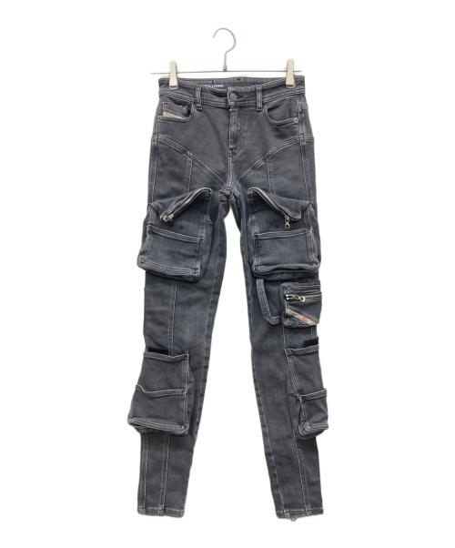 DIESEL（ディーゼル）DIESEL (ディーゼル) 1984 SLANDY Skinny Jeans ブラック サイズ:24の古着・服飾アイテム