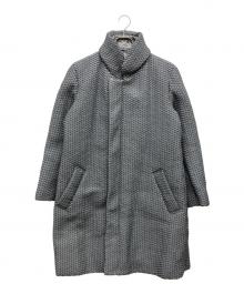 ISSEY MIYAKE（イッセイミヤケ）の古着「3Dスチームストレッチロングコートスタンドカラーコート」｜グレー