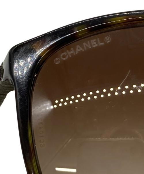 CHANEL（シャネル）CHANEL (シャネル) 玳瑁柄サングラス ブラウン サイズ:57□17140の古着・服飾アイテム