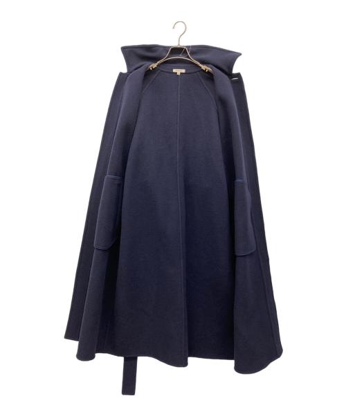 BLAMINK（ブラミンク）BLAMINK (ブラミンク) F WO WFC BELTED コート ネイビー サイズ:38の古着・服飾アイテム