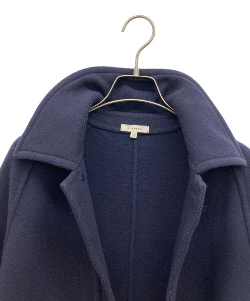 BLAMINK（ブラミンク）BLAMINK (ブラミンク) F WO WFC BELTED コート ネイビー サイズ:38の古着・服飾アイテム