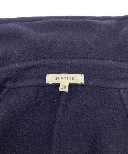 BLAMINK（ブラミンク）BLAMINK (ブラミンク) F WO WFC BELTED コート ネイビー サイズ:38の古着・服飾アイテム