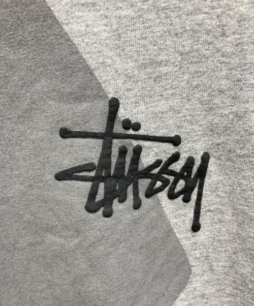 stussy（ステューシー）stussy (ステューシー) スカルプリントラグランTシャツ グレー サイズ:Lの古着・服飾アイテム