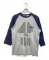 stussy（ステューシー）の古着「スカルプリントラグランTシャツ」｜グレー