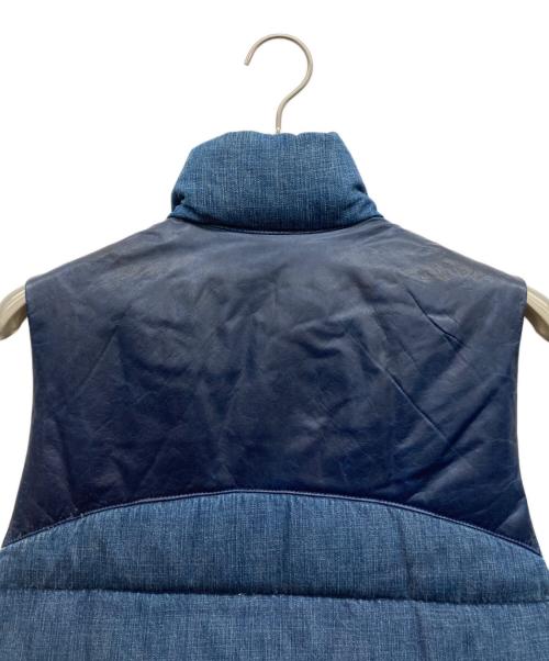 REMI RELIEF（レミレリーフ）REMI RELIEF (レミレリーフ) デニムダウンベスト インディゴ サイズ:Lの古着・服飾アイテム