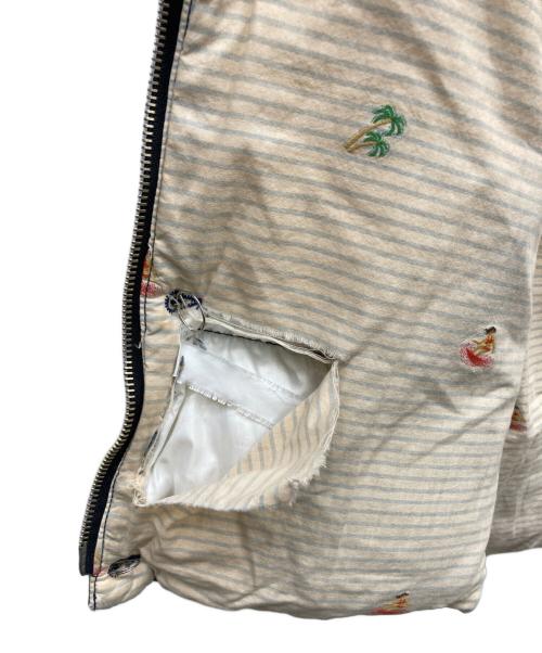 REMI RELIEF（レミレリーフ）REMI RELIEF (レミレリーフ) デニムダウンベスト インディゴ サイズ:Lの古着・服飾アイテム