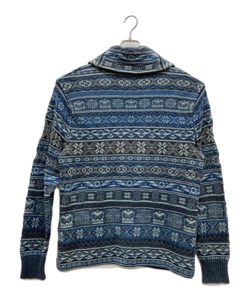 RRL（ダブルアールエル）RRL (ダブルアールエル) ショールカラーカーディガン ネイビー サイズ:L 180/100Aの古着・服飾アイテム