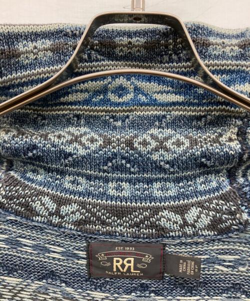RRL（ダブルアールエル）RRL (ダブルアールエル) ショールカラーカーディガン ネイビー サイズ:L 180/100Aの古着・服飾アイテム