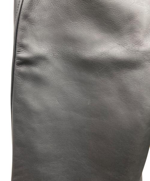 Schott（ショット）Schott (ショット) レザーフレアパンツ バイカータグ ブラック サイズ:34の古着・服飾アイテム